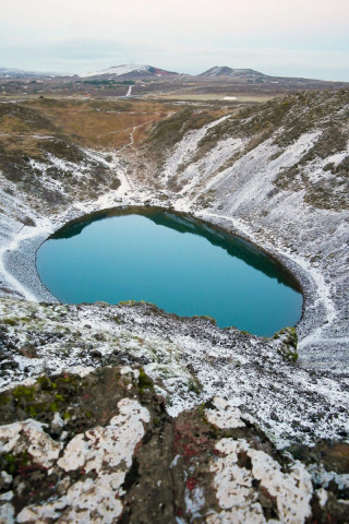 Le cratère de Kerið (ou Kerid)
