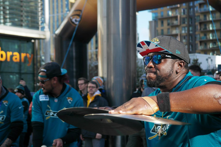 Joueur de cymbales de la fanfare de Jacksonville