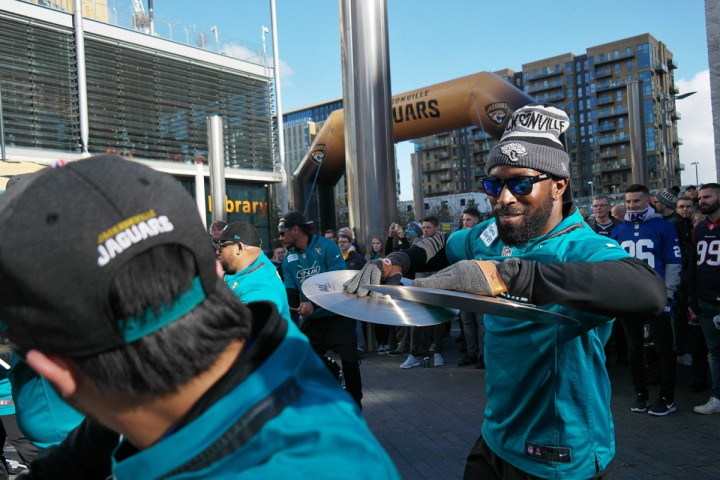 Second joueur de cymbales de la fanfare de Jacksonville