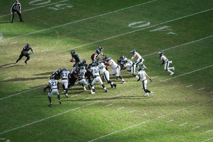 Début du match de NFL