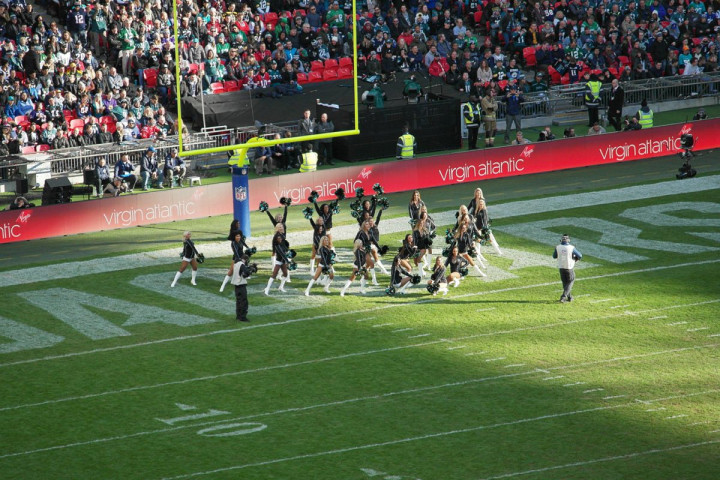 Pompom girls en action