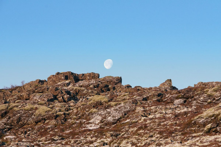 Paysage martien au parc national de Thingvellir