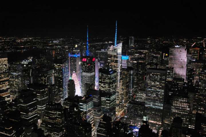 Vue de l'Empire State Building sur Manhattan