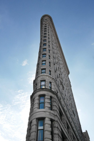 Le Flatiron Building, l'immeuble le plus étroit de New York