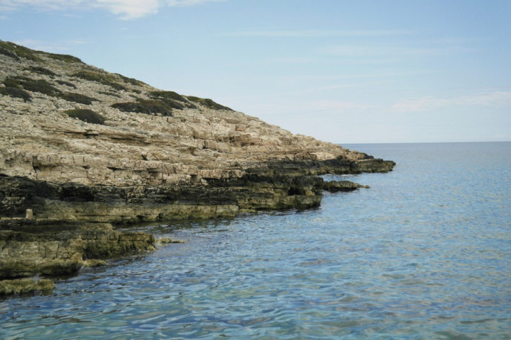 Couches de cailloux