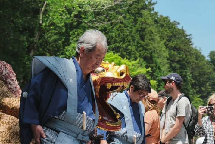 Guerrier du défilé des 1000 guerriers de Nikko