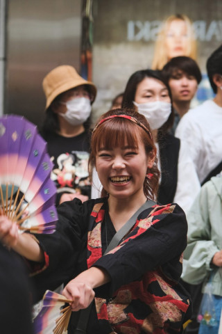 Danseuse du Sendai Aoba Matsuri