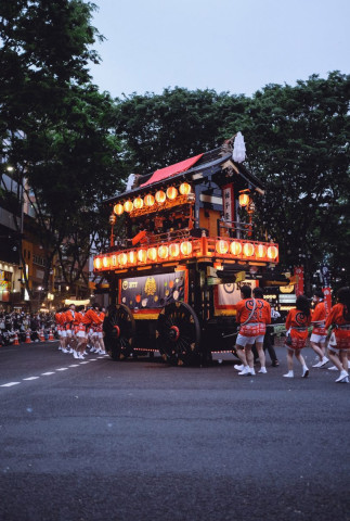 Yamaboko, le chariot tiré à la force humaine