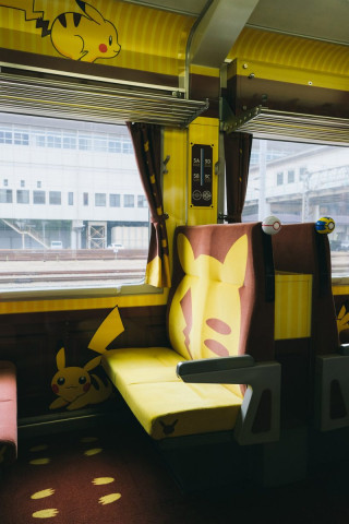 Sièges du train Pokémon