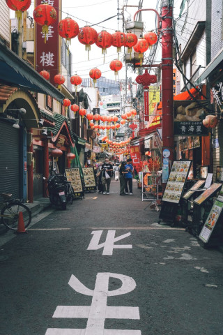 Dans les rues de Chinatown