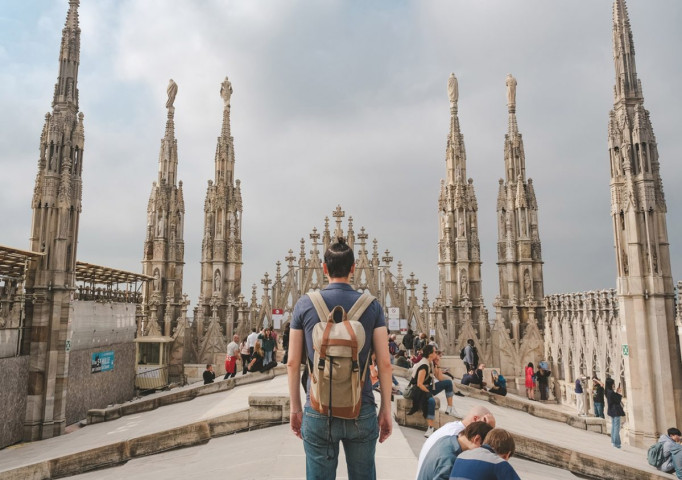 Sur les toits de la cathédrale de Milan