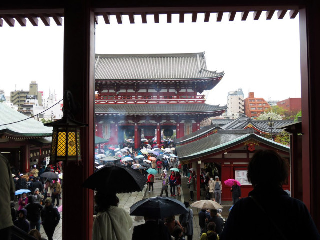 Au sanctuaire d'Asakusa