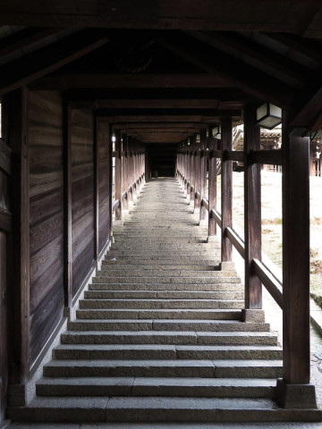 Escaliers au temple Todaiji