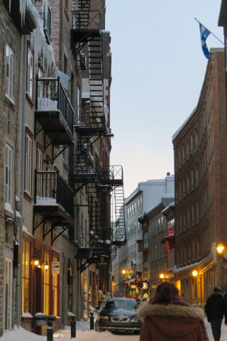 Dans les rues de Québec