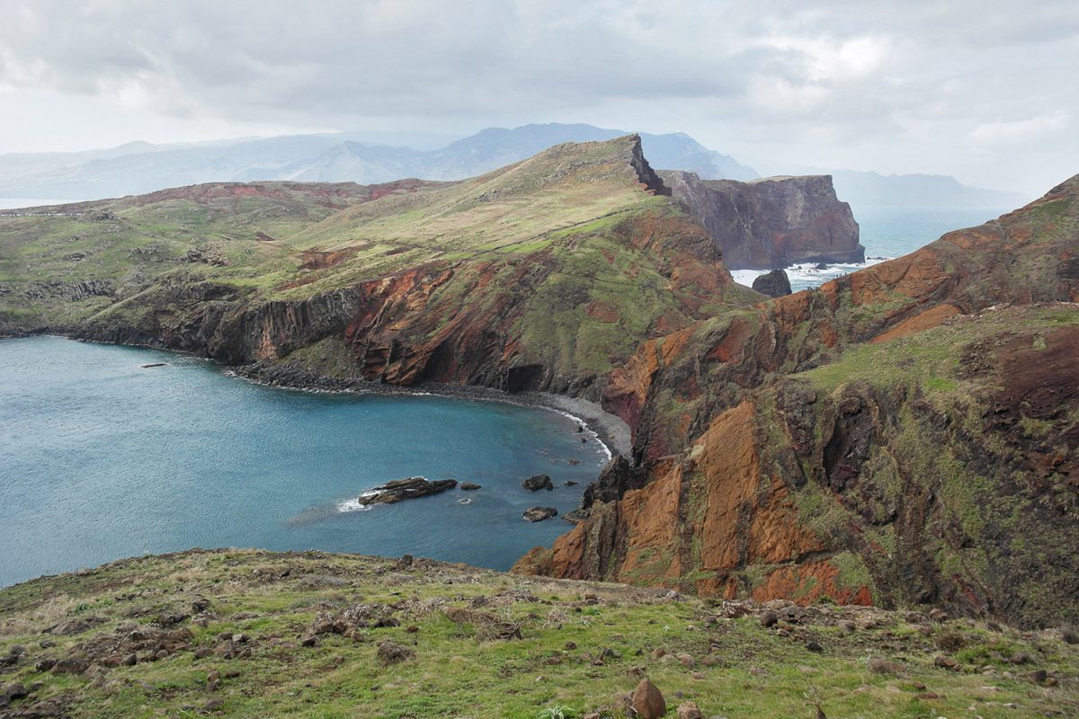 Une des plus belles vues de la Pointe de São Lourenço